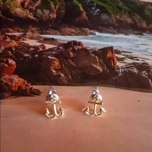 3 sets of cute earrings. Angels, Anchors boy and girl